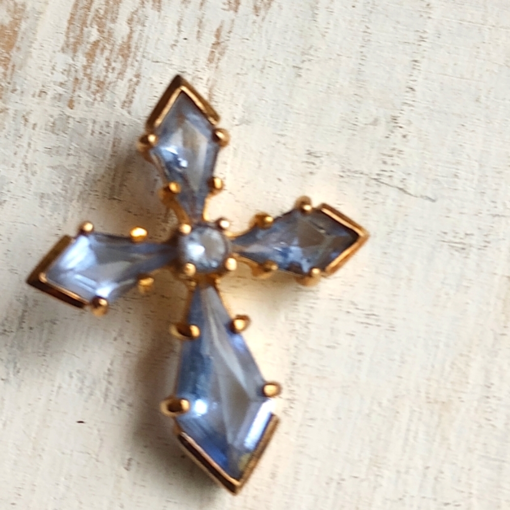 Ross-Simons Vintage Gold Vermeil & Iolite Pendant